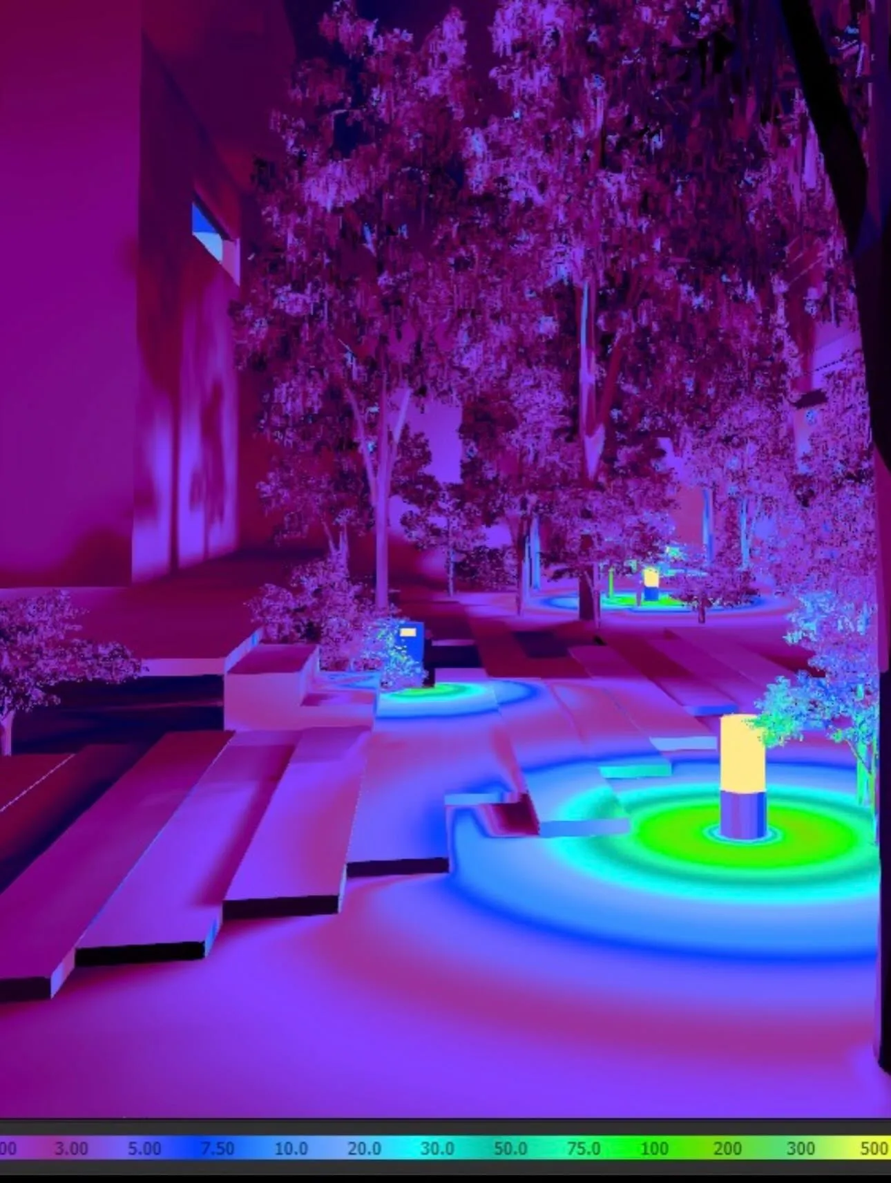 神奈川県横浜市の戸建住宅の庭園照明計画 